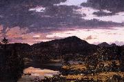 Frederic Edwin Church Lake Scene in Mount Desert oil on canvas